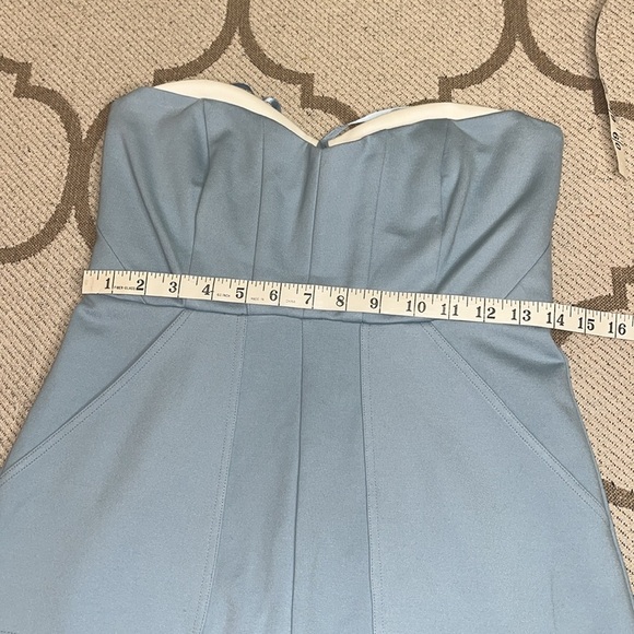 Anthropologie Hutch strapless slim slit front midi dress - Picture 10 of 16